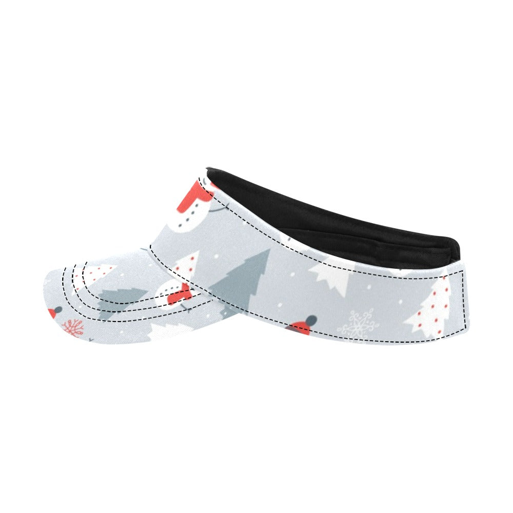 Snowman Print Design LKS302 Unisex Sun Visor