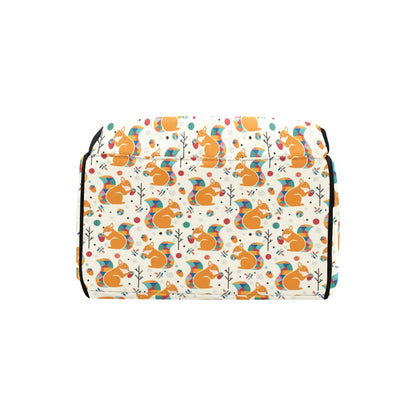 Squirrel Print Design LKS304 Diaper Bag Backpack