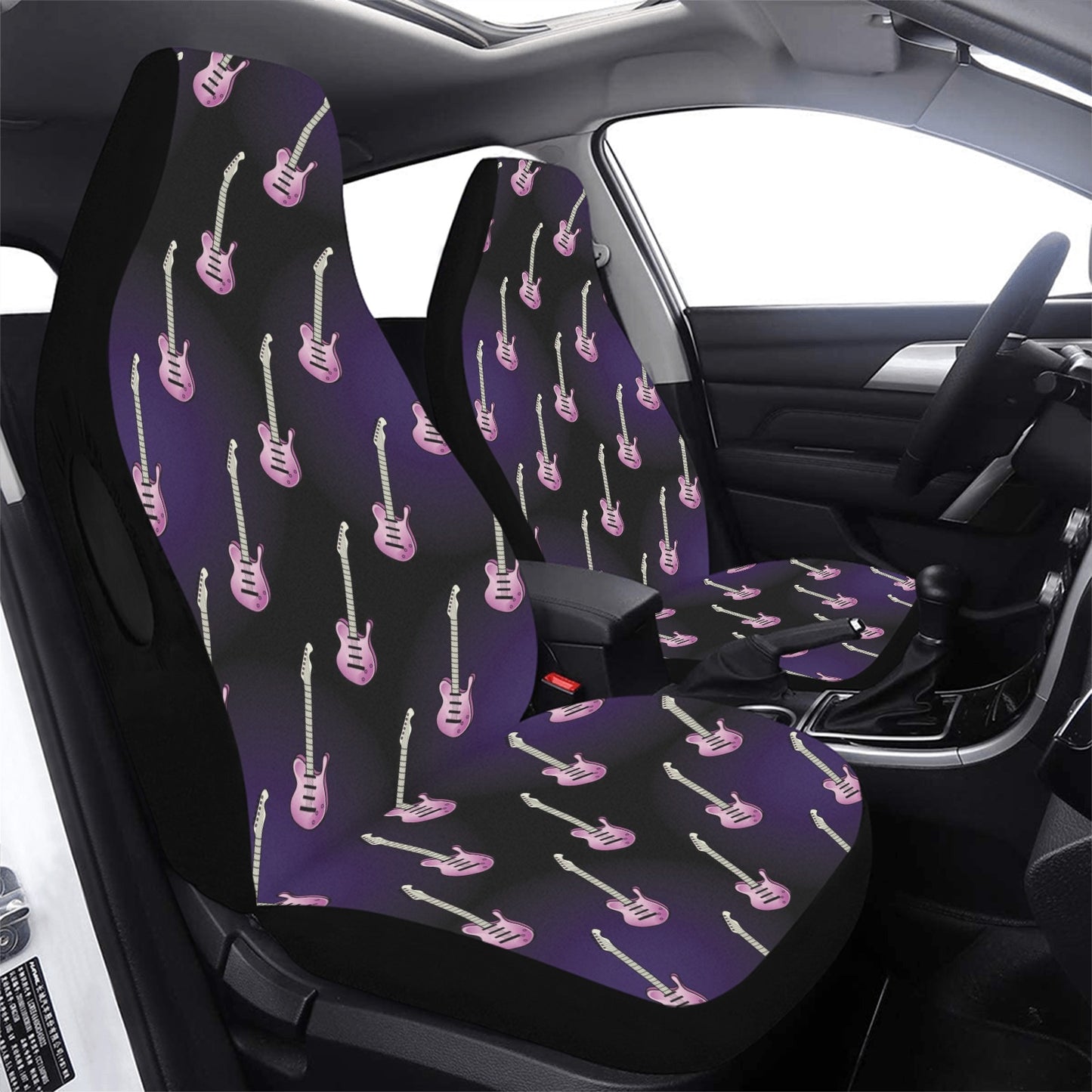Electric Guitar Print Design LKS405 Car Seat Covers