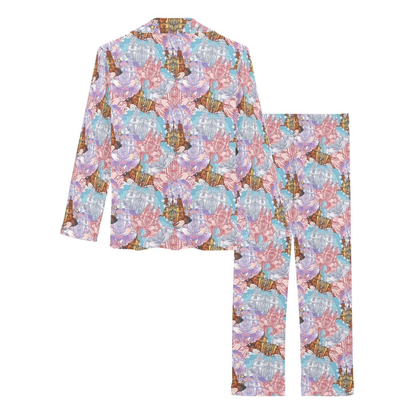 Christian Pattern Print Design 03 Women's Long Pajama Set