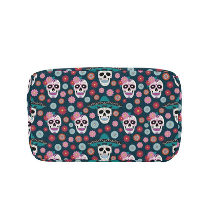 Sugar Skull Print Design LKS308 Insulated Lunch Bag