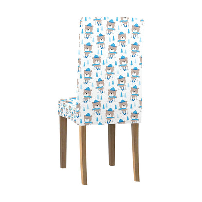 Ski Print Design LKS306 Dining Chair Slipcover