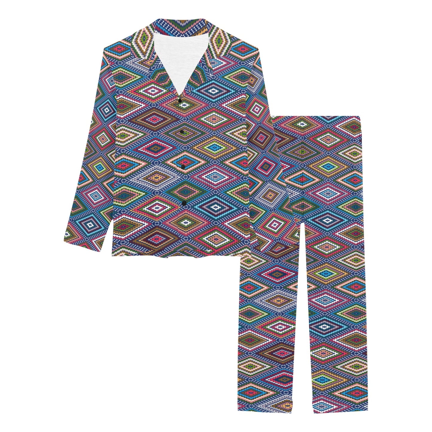 Southwestern Design Women's Long Pajama Set