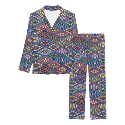 Southwestern Design Women's Long Pajama Set