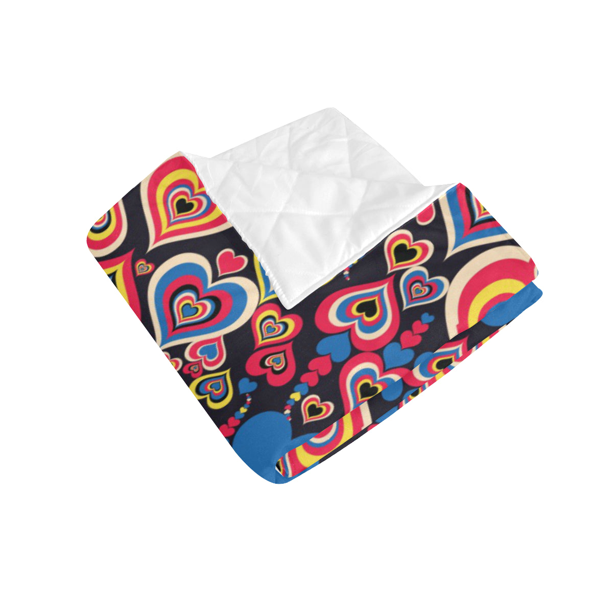 Heart Pattern Print Design HE08 Premium Quilt