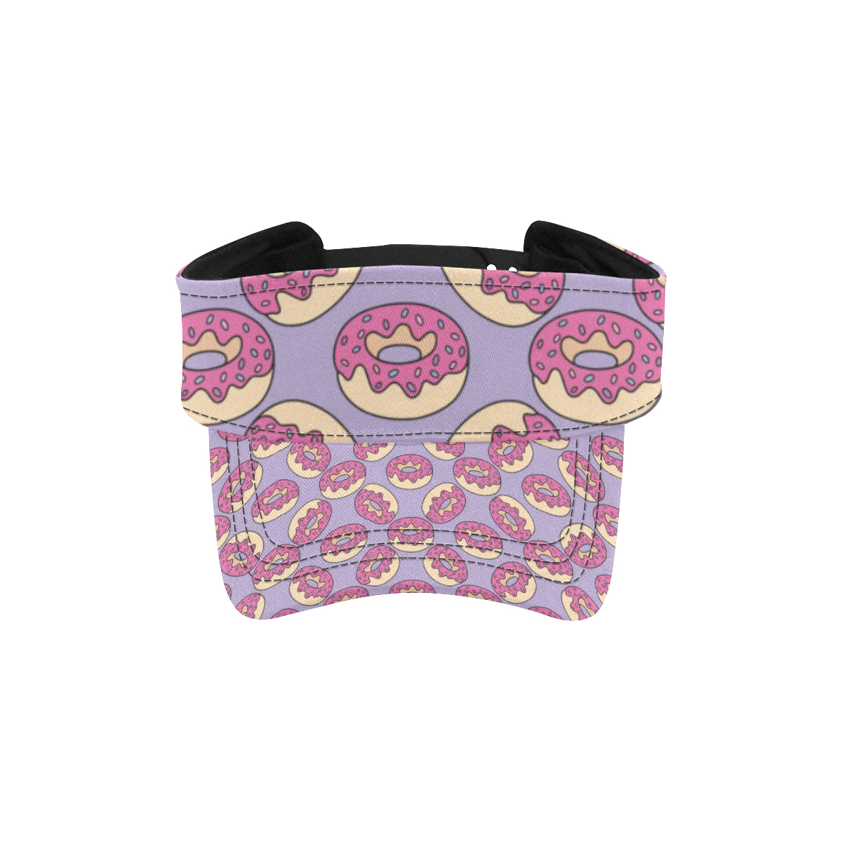 Donut Pattern Print Design DN015 Unisex Sun Visor