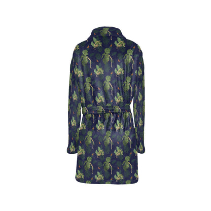 Boa Pattern Print Design 02 Women's Fleece Robe