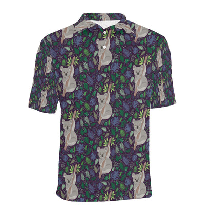 Koala Pattern Print Design 06 Men Polo Shirt