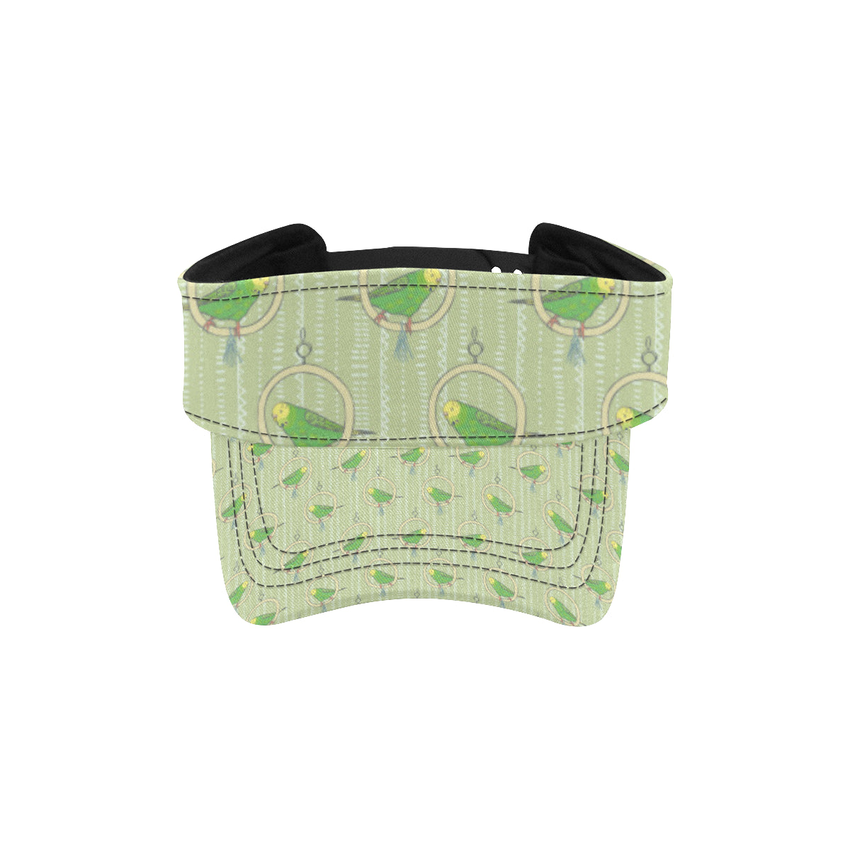 Budgerigar Pattern Print Design 02 Unisex Sun Visor