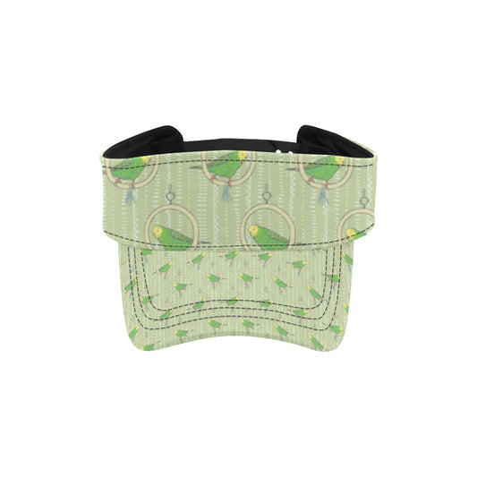 Budgerigar Pattern Print Design 02 Unisex Sun Visor
