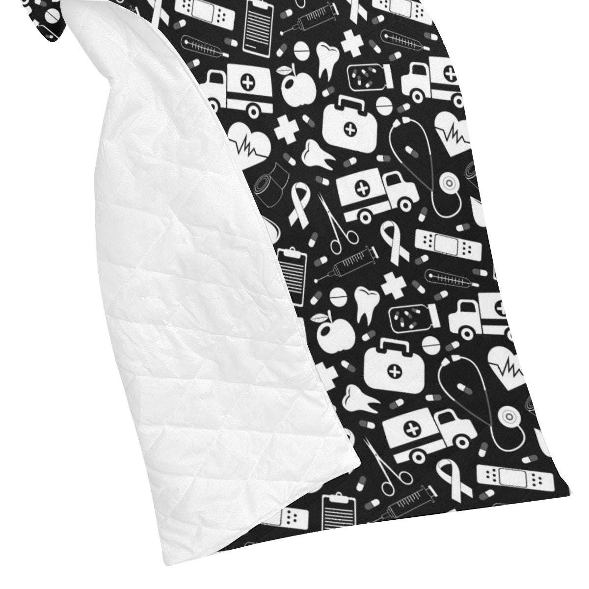 Medical Pattern Print Design 01 Premium Quilt