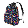 Planet Multicolor Print Design LKS302 Diaper Bag Backpack