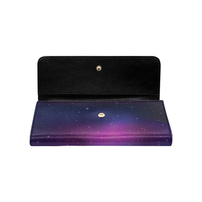 Night sky Pattern Print Design A04 Women's Trifold Wallet