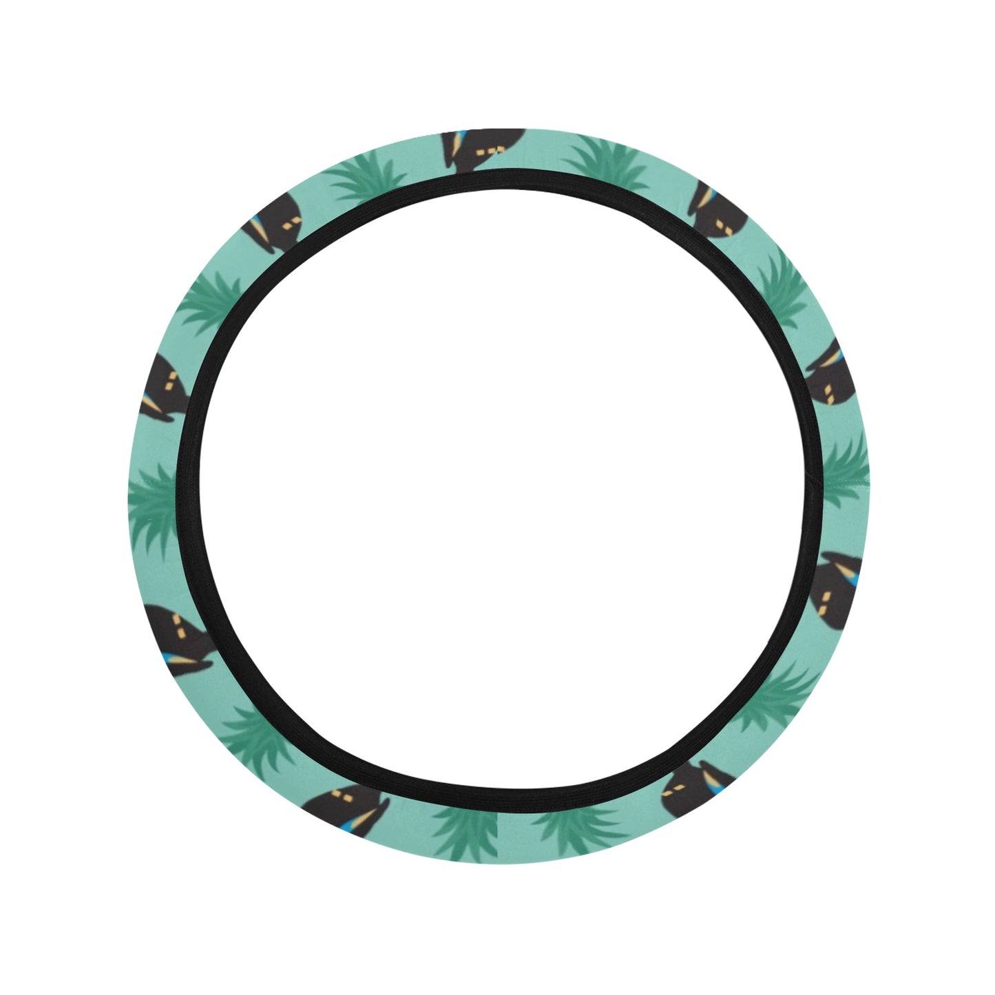Toucan Print Design LKS301 Steering Wheel Cover with Elastic Edge