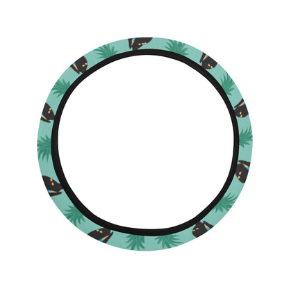 Toucan Print Design LKS301 Steering Wheel Cover with Elastic Edge