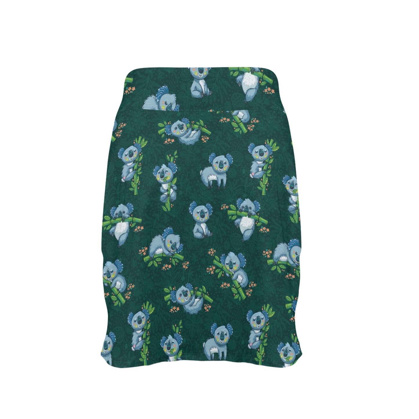 Koala Blue Design Print 17" Golf & Pickleball Skort with Pockets