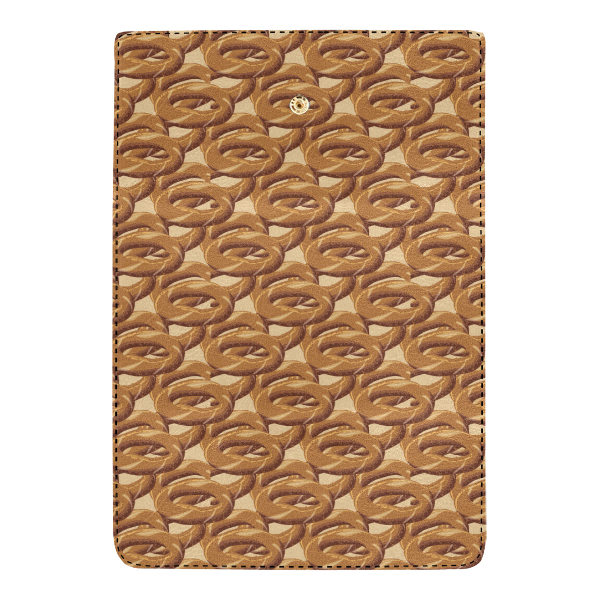 Bagel Pattern Print Design 02 Women's Trifold Wallet