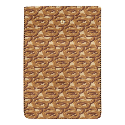 Bagel Pattern Print Design 02 Women's Trifold Wallet