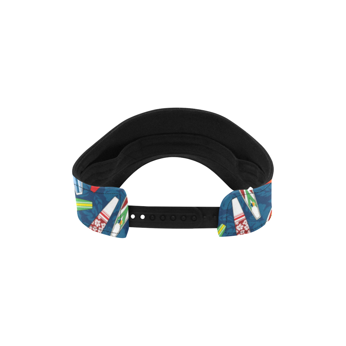 Surfboard Pattern Print Unisex Sun Visor