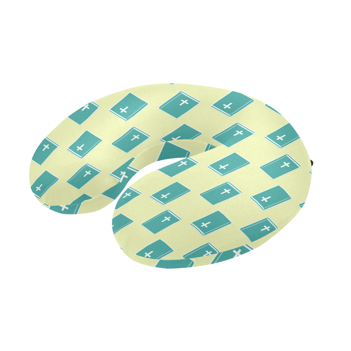 Bible Pattern Print Design 04 U-Shaped Travel Neck Pillow