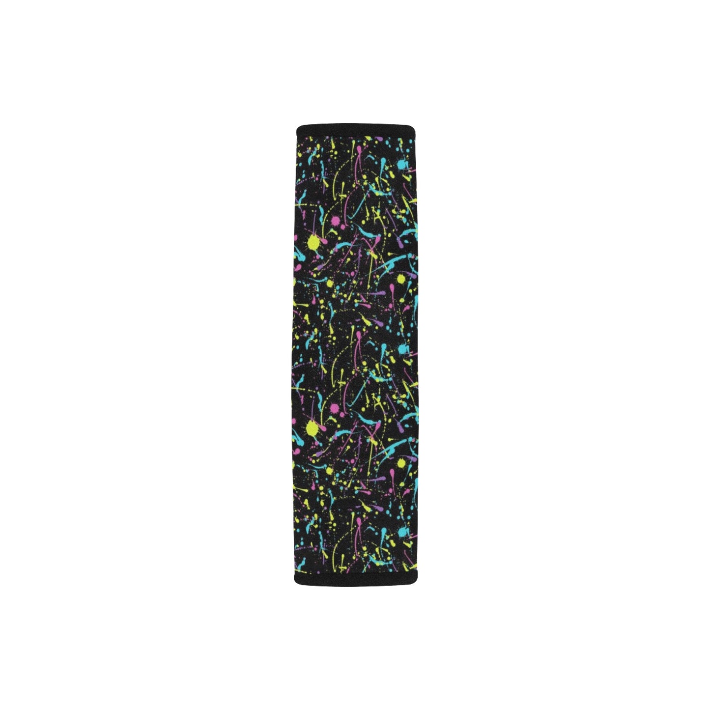 Splatter Multicolor Print Design LKS302 Car Seat Belt Cover