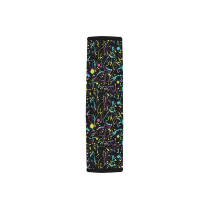 Splatter Multicolor Print Design LKS302 Car Seat Belt Cover
