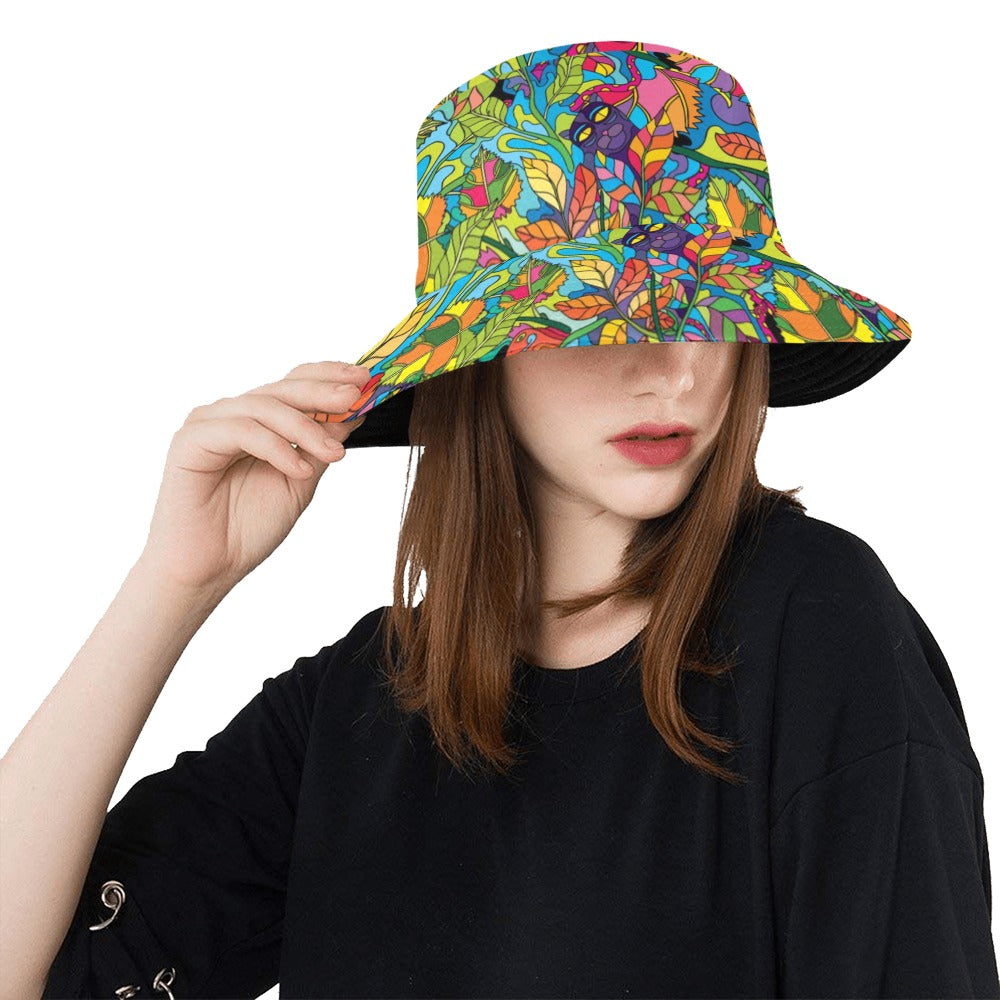 Trippy Print Design LKS301 Unisex Bucket Hat