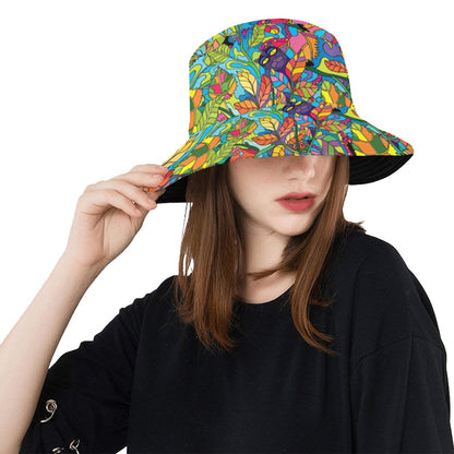 Trippy Print Design LKS301 Unisex Bucket Hat