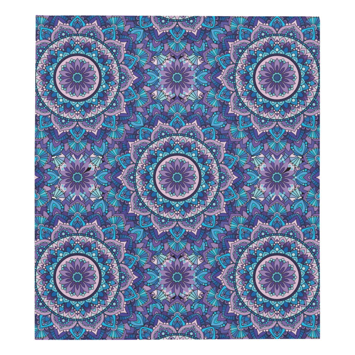 Mandala Pattern Print Design 04 Premium Quilt