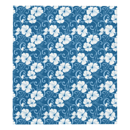 Hibiscus Pattern Print Design HB03 Premium Quilt