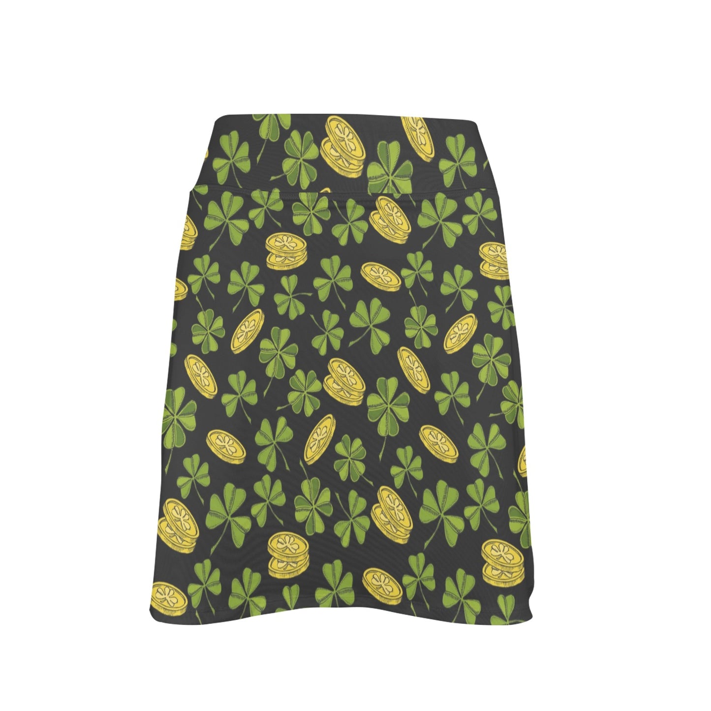 St Patricks Day Print Design LKS305 17" Golf & Pickleball Skort with Pockets