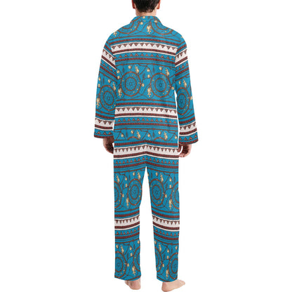 Dream catcher aztec Men's Long Pajama Set