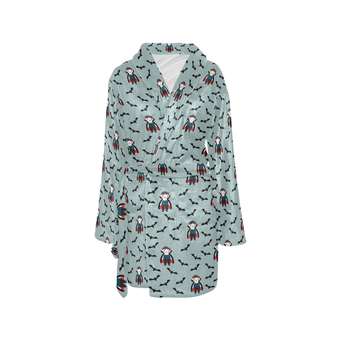 Vampire Print Design LKS304 Women's Fleece Robe