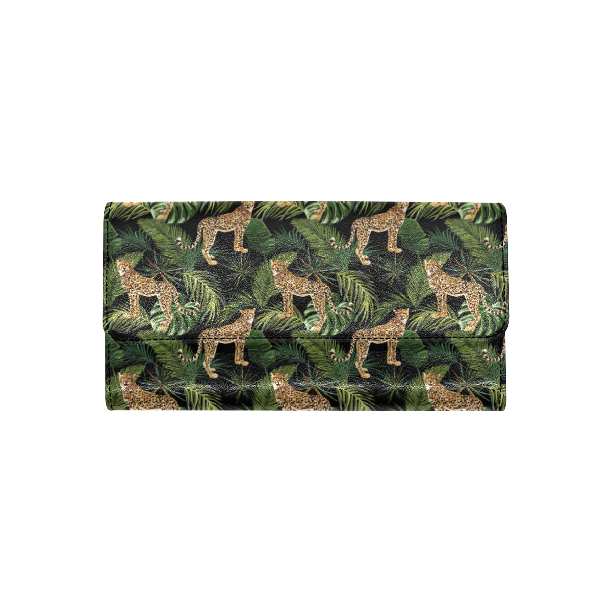 Cheetah Pattern Print Design 05 Women's Trifold Wallet