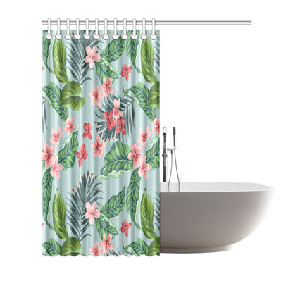 Plumeria Pattern Print Design PM027 Shower Curtain