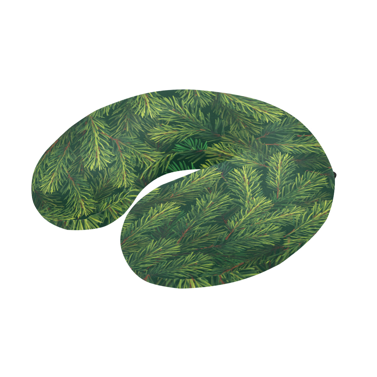Christmas Tree Pattern Print Design 02 U-Shaped Travel Neck Pillow