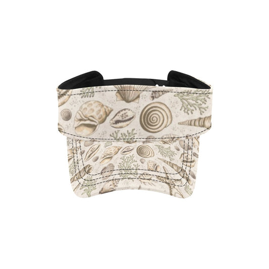Seashell Print Design LKS304 Unisex Sun Visor