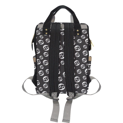 Cancer Zodiac Pattern Print Design 02 Diaper Bag Backpack
