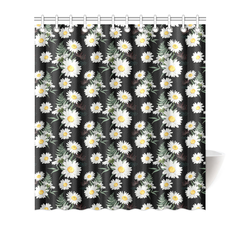 Daisy Pattern Print Design DS07 Shower Curtain