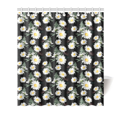Daisy Pattern Print Design DS07 Shower Curtain