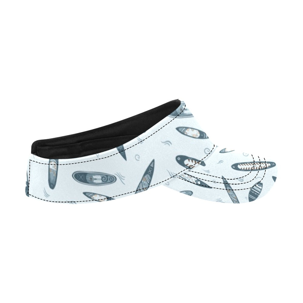 Surfboard Print Design LKS306 Unisex Sun Visor
