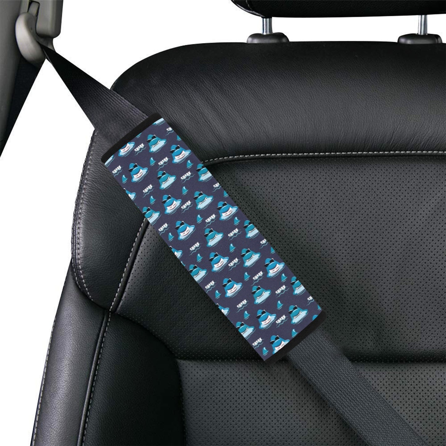 Shark Print Design LKS309 Car Seat Belt Cover
