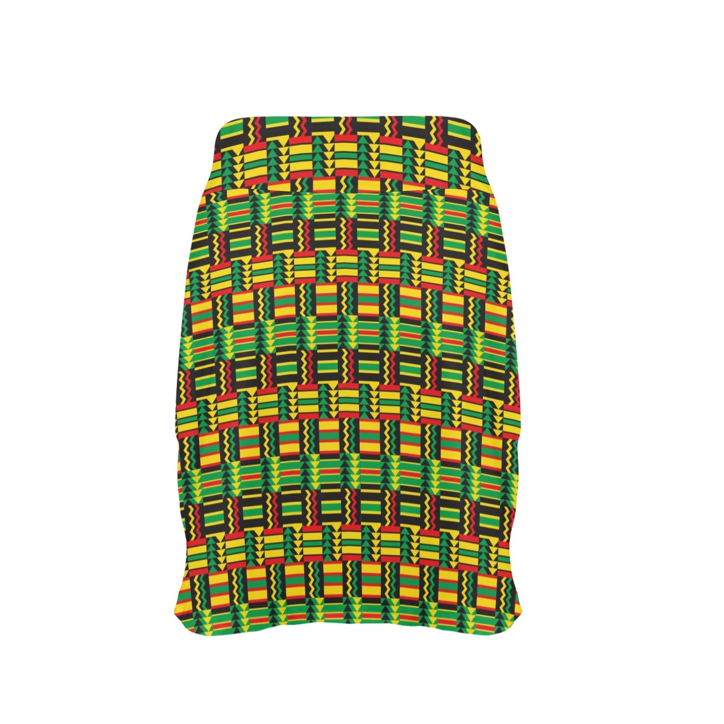 African Zip Zag Print Pattern 17" Golf & Pickleball Skort with Pockets