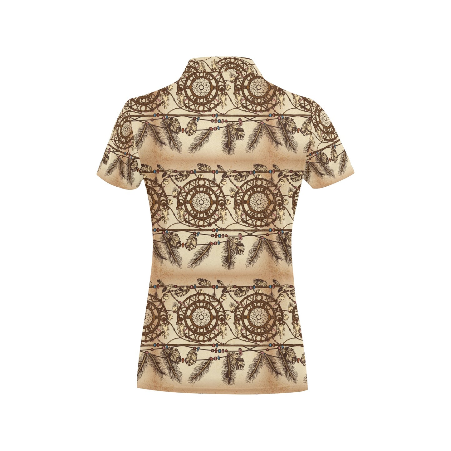 Dream catcher vintage native Women's Polo Shirt