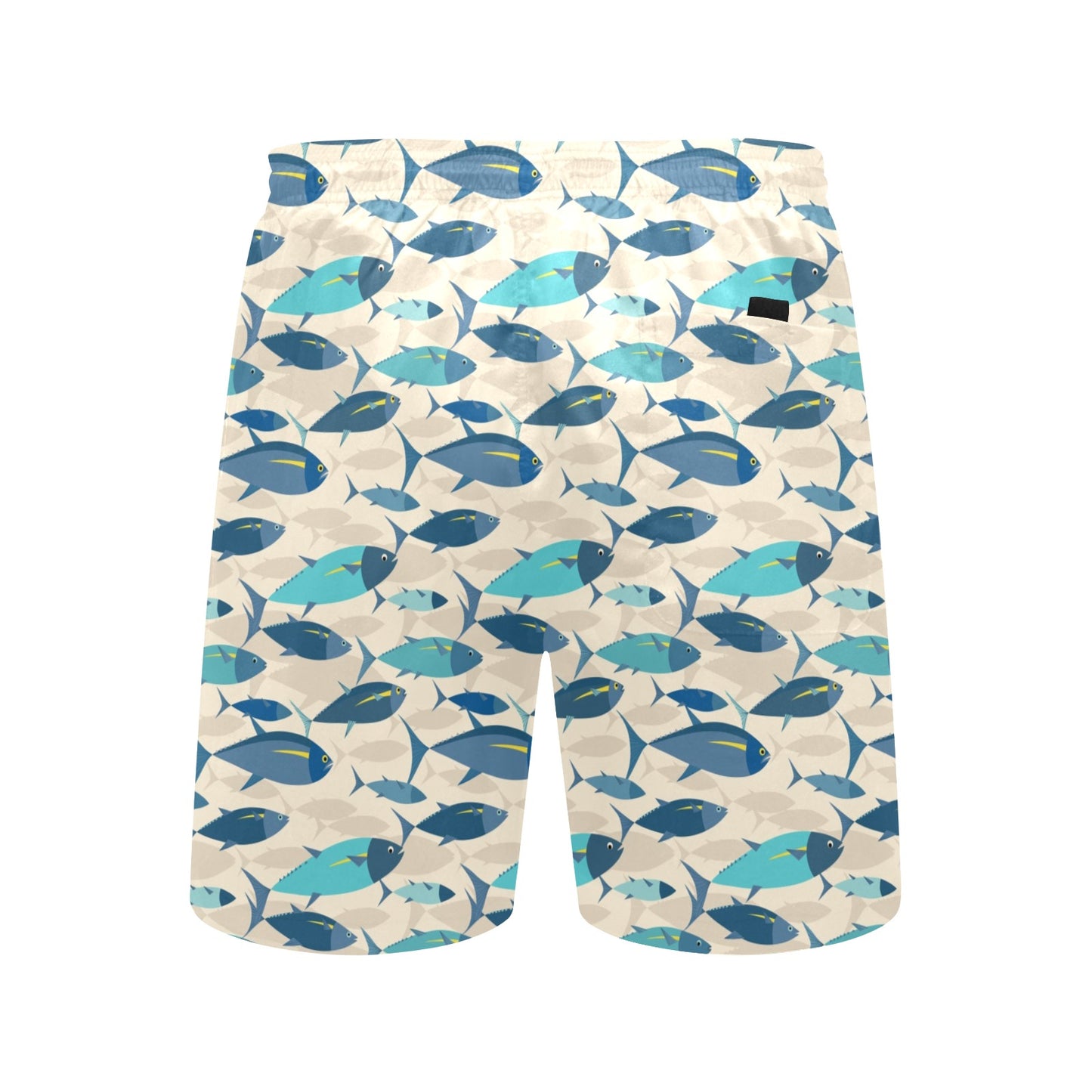 Tuna Fish Print Design LKS302 Men's Swim Trunks Beach Shorts