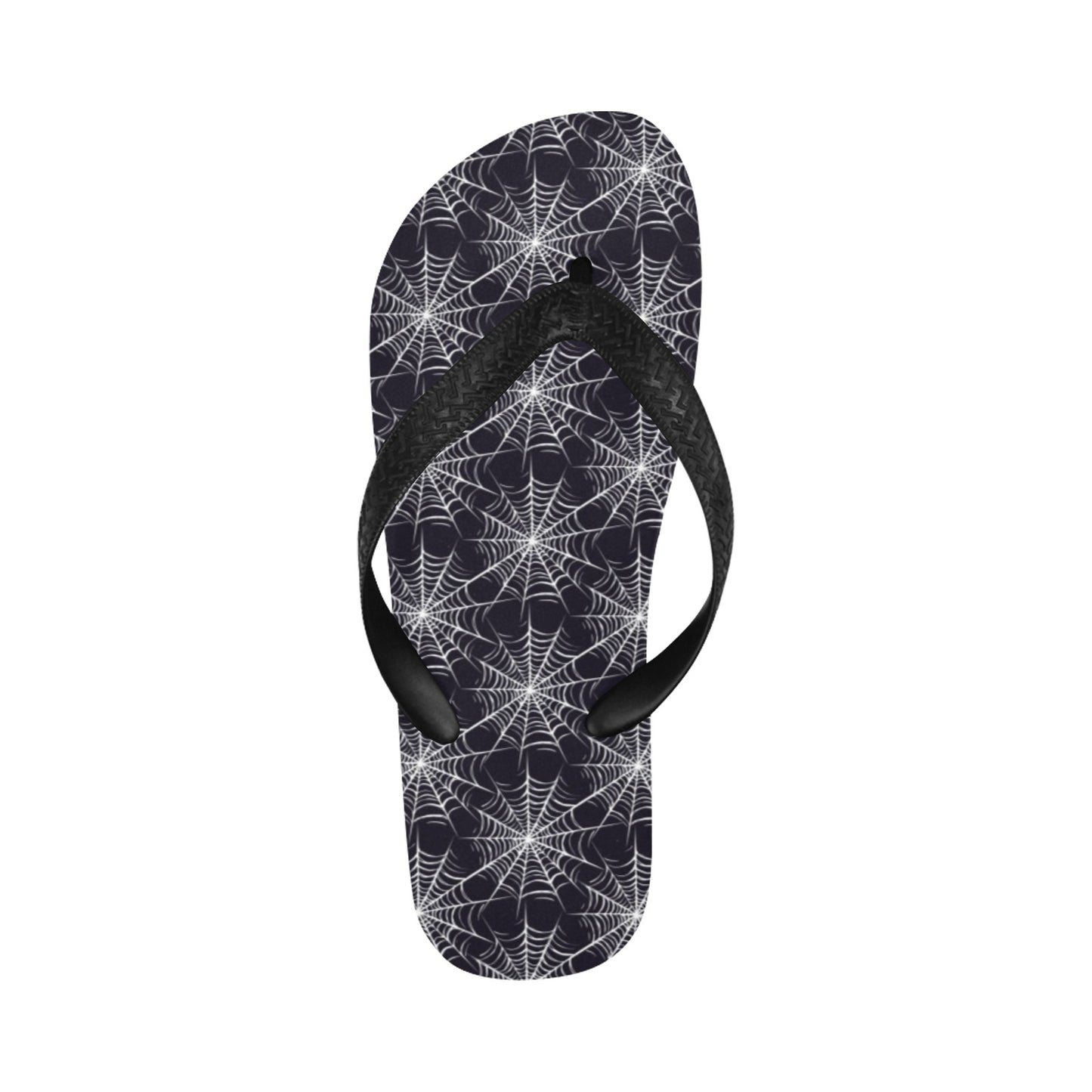 Spider Web Print Design LKS303 Flip Flops