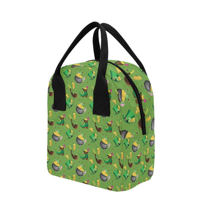 Shamrock Saint Patrick's Day Print Design LKS306 Insulated Lunch Bag