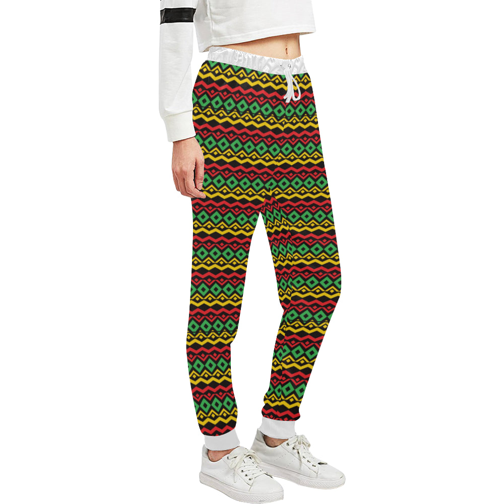 Rasta Reggae Color Themed Unisex Sweatpants