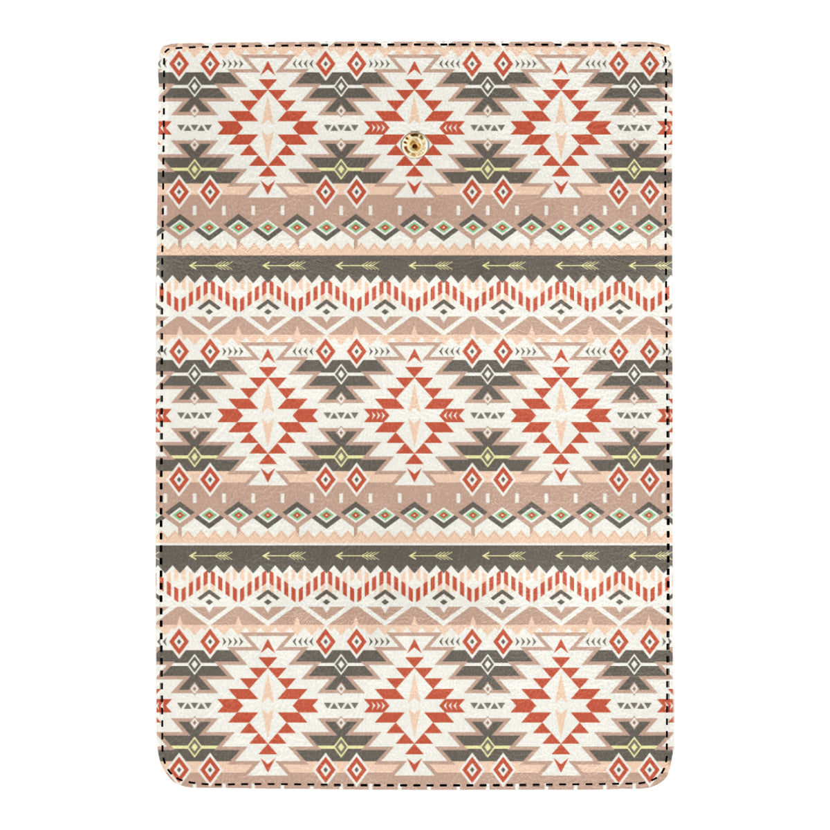 Aztec Pattern Print Design 05 Women's Trifold Wallet
