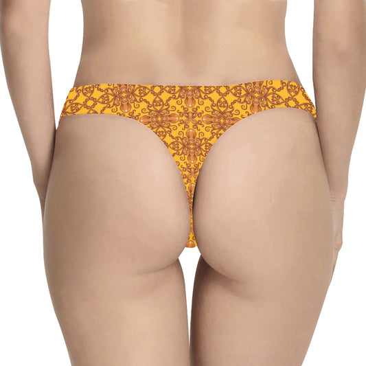 Octopus Background Design Print Women's Thongs